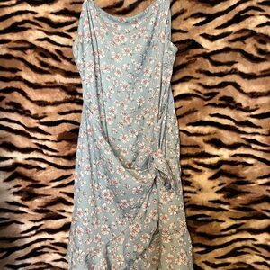 Altar'd State Light Blue Floral Dress